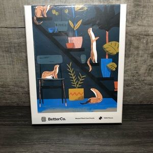 NEW BetterCo. 1000 Piece Puzzle Weasel Plant Care